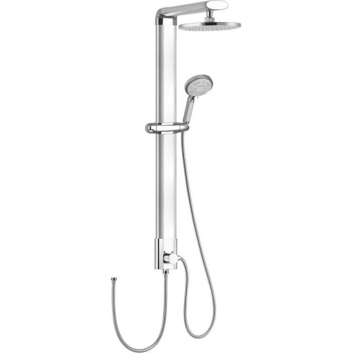 AQUALINE - TOUR sprchový sloup k napojení na baterii, hlavová, ruční sprcha, chrom SL030