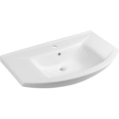AQUALINE - ZERO 86 keramické umyvadlo nábytkové 86x50cm, bílá 6085