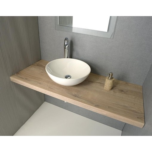 SAPHO - AVICE deska pod umyvadlo 90x50cm, tl.5cm, dub Rover AV094