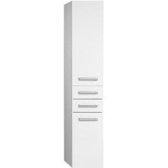 AQUALINE - VEGA skříňka vysoká s košem, 40x184x31cm, bílá VG180