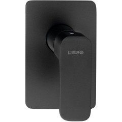 SAPHO - SPY podomítková sprchová baterie, 1 výstup, černá mat PY41/15