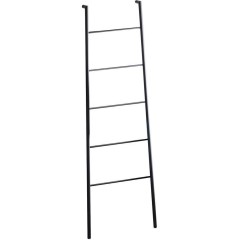 SAPHO - SEGA sušák ručníků na opření 550x1700x70, černá mat SE104