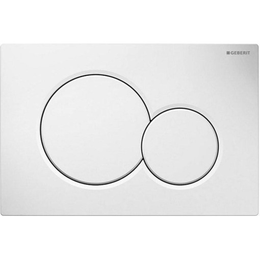 GEBERIT SIGMA01 ovládací tlačítko, bílá lesk 115.770.11.5