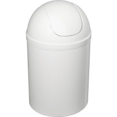 AQUALINE - Odpadkový koš výklopný, 5l, plast, bílá 20309