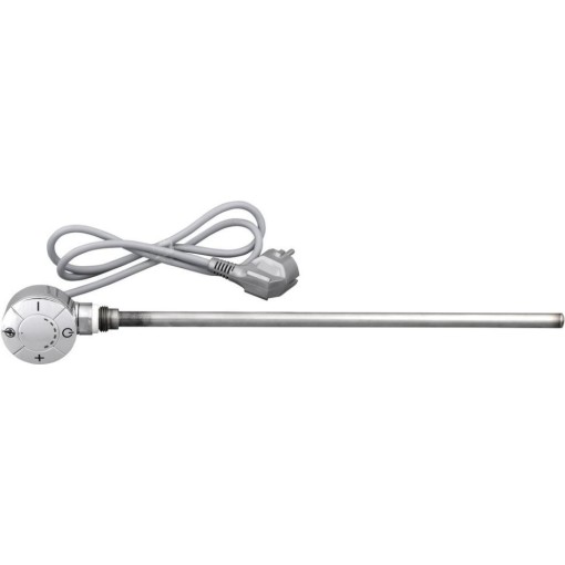 AQUALINE - Topná tyč s termostatem, rovný kabel, 500 W, chrom LT67445