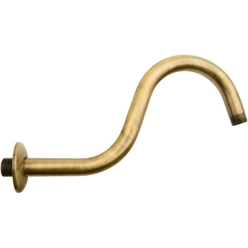 SAPHO - Sprchové ramínko kulaté tvar S, 300, bronz BR556