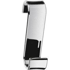 Gedy - Háček na otopná tělesa, termoplast, chrom 202513