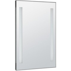 AQUALINE - Zrcadlo s LED osvětlením 50x70cm, kolébkový vypínač ATH5