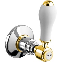 SAPHO - ANTEA podomítkový přepínač, páčka, chrom/zlato DEVIN102