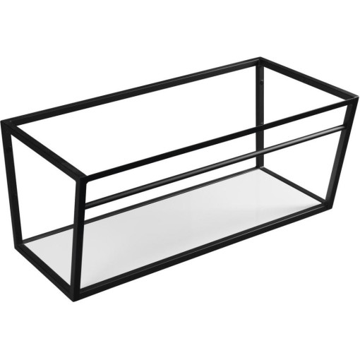 SAPHO - SKA konzole s policí 900x400x460, černá mat SKA103