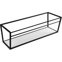 SAPHO - SKA konzole s policí 1200x400x460, černá mat SKA104