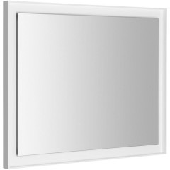 SAPHO - FLUT zrcadlo s LED podsvícením 90x70cm, bílá FT090