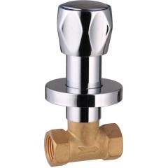 AQUALINE - Podomítkový uzavírací ventil 1/2", chrom VP621