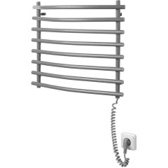 AQUALINE - SUCH elektrický sušák ručníků, 570x465, 72W, šedý hliník-metalíza (RAL9007) SU210A
