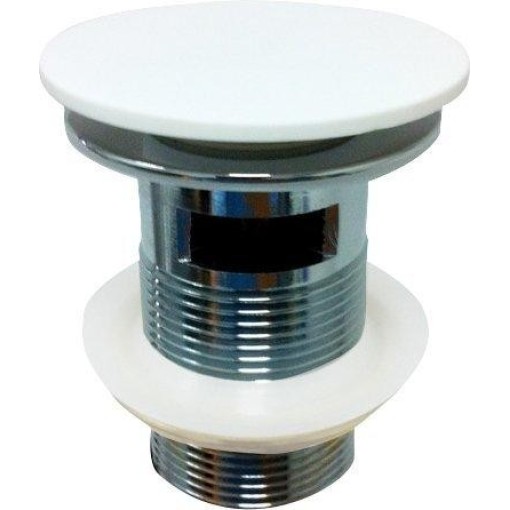 SAPHO - NIAGARA umyvadlová výpust 5/4“, click-clack, Rockstone bílá mat WN060