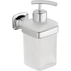 SAPHO - AIDA dávkovač mýdla 270 ml, mléčné sklo, chrom AI019