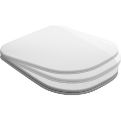 KERASAN - TRIBECA WC sedátko, SLIM, Soft Close, bílá 519101
