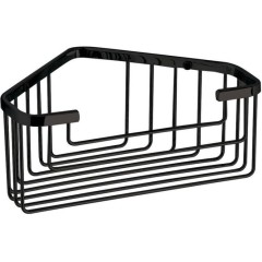 Gedy - SMART rohová polička do sprchy, 200x80x151, černá mat 2483-14