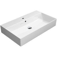 GSI - KUBE X keramické umyvadlo 80x47cm, bílá ExtraGlaze 9422111