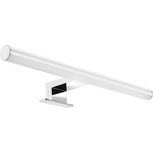 AQUALINE - KRONAS LED svítidlo, 6W, 230V, 400x40x100, IP44, plast, chrom KA400