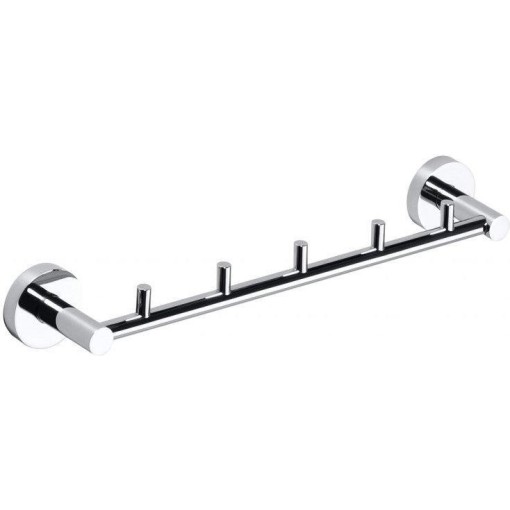 SAPHO - X-ROUND E hrazda s 5 věšáčky 395, chrom XR214