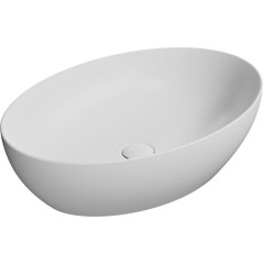 GSI - PURA keramické umyvadlo na desku 60x42cm, bílá mat 884209