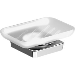 SAPHO - ZEN mýdlenka, mléčné sklo, chrom 161003