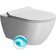 GSI - PURA závěsná WC mísa, Swirlflush, 36x55cm, bílá dual-mat 881509