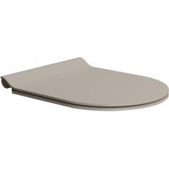 GSI - WC sedátko, SLIM, Soft Close, Quick Release, tortora mat/chrom MS86CSN05