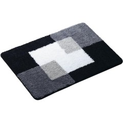 RIDDER - COINS předložka 60x90cm s protiskluzem, polyester, šedá 7103307