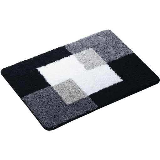 RIDDER - COINS předložka 60x90cm s protiskluzem, polyester, šedá 7103307