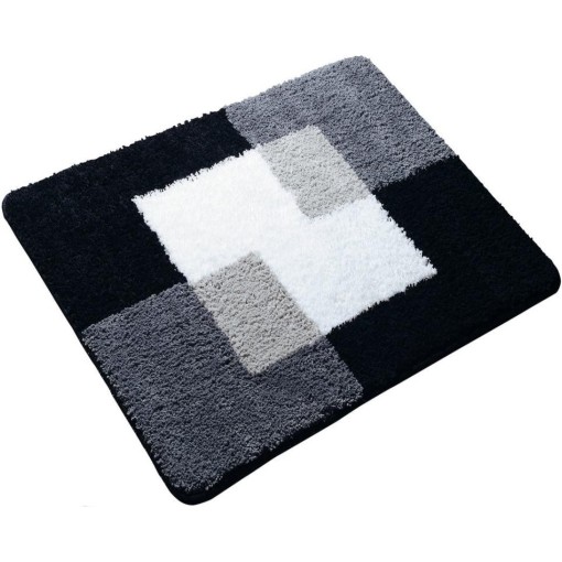 RIDDER - COINS předložka 55x50cm s protiskluzem, polyester, šedá 7103807