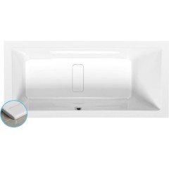 POLYSAN - MARLENE SLIM obdélníková vana 170x80x48cm, bílá 72403S