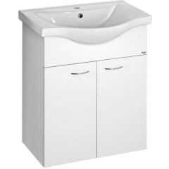 AQUALINE - KERAMIA FRESH umyvadlová skříňka 60,6x74x34cm, bílá 50063A