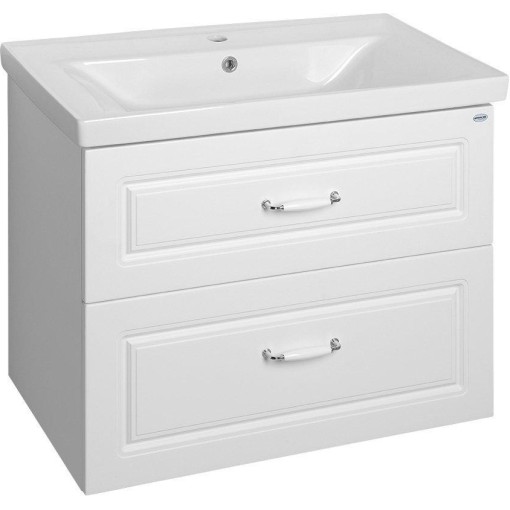 AQUALINE - FAVOLO umyvadlová skříňka 76,5x60x44,6cm, bílá mat FV280