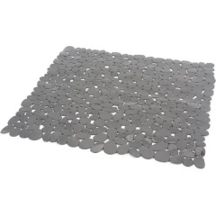 Gedy - RIVER podložka do sprchového koutu, 54x54 cm, s protiskluzem, PVC, šedá TADO40108
