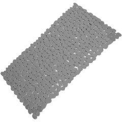 Gedy - RIVER podložka do vany, 35x70 cm, s protiskluzem, PVC, šedá TAVA40108