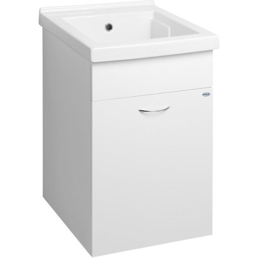 AQUALINE - Skříňka pod výlevku 43x70x49,6cm, bílá 57034