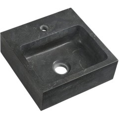 SAPHO - BLOK kamenné umývátko 30x30cm, antracit 2401-29