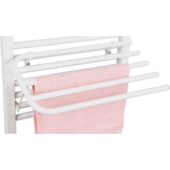 AQUALINE - Sušák 4 ručníků na otopná tělesa, univerzální upínání, délka 60cm, bílá 25-03-SV460