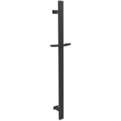 SAPHO - Sprchová tyč, posuvný držák, hranatá, 700 černá mat SC415