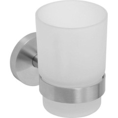 SAPHO - X-STEEL sklenka, mléčné sklo, nerez mat XS900