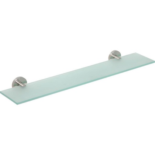 SAPHO - X-STEEL skleněná polička 600, nerez mat XS601