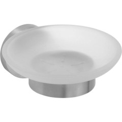 SAPHO - X-STEEL mýdlenka, mléčné sklo, nerez mat XS802