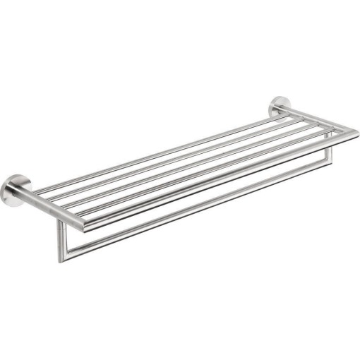 SAPHO - X-STEEL polička na ručníky s hrazdou, nerez mat XS406