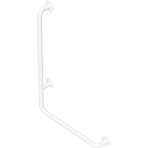 SAPHO - HANDICAP nástěnné madlo LEVÉ 810x550, bílá XH522W