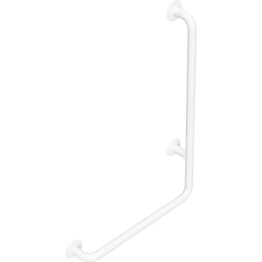 SAPHO - HANDICAP nástěnné madlo PRAVÉ 810x550, bílá XH524W