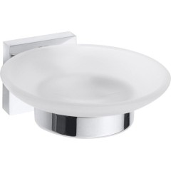 SAPHO - X-SQUARE mýdlenka, mléčné sklo, chrom XQ802