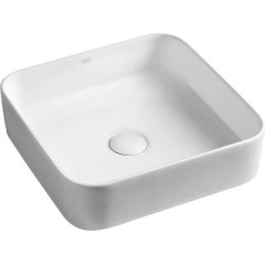 SAPHO - BLADE keramické umyvadlo na desku, 40x40cm, bílá WH050