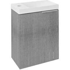 SAPHO - LATUS X umyvadlová skříňka 39,4x50x22cm, dub stříbrný LT110-1111